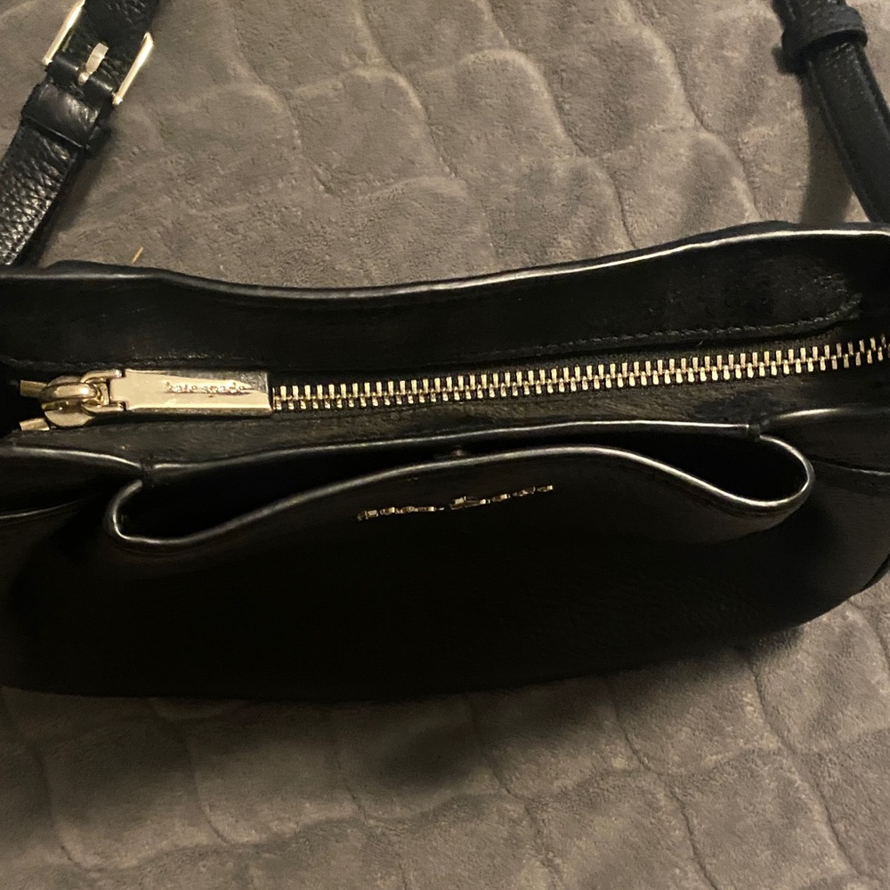 Kate Spade Black Pebbled Leather Hobo Bag - Picture 2 of 5